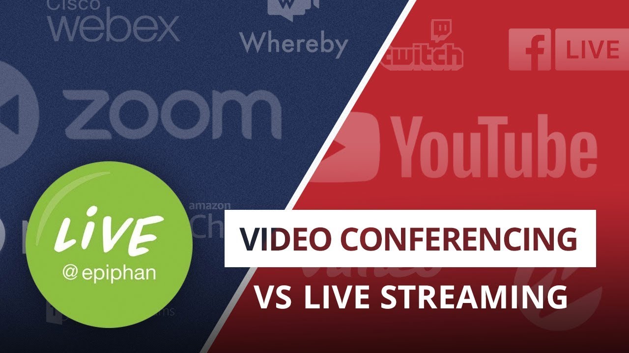 Video conferencing vs live streaming whats the difference and how to choose