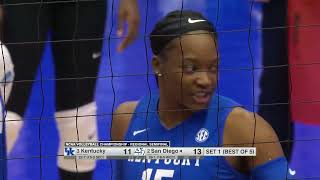 #3 Kentucky vs #2 San Diego (Regional Semifinal) | Women Volleyball Dec 8,2022