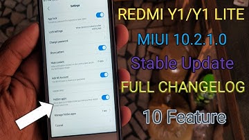 Redmi Y1/Y1 Lite  MIUI 10.2.1.0 Stable Update Full Changelog||Redmi Y1 MIUI 10 Update Full Review