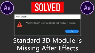 Fix After effects can