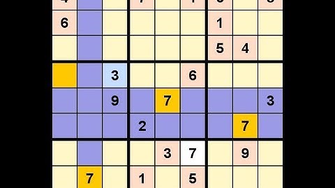 How to Solve New York Times Sudoku Hard June 9, 2019