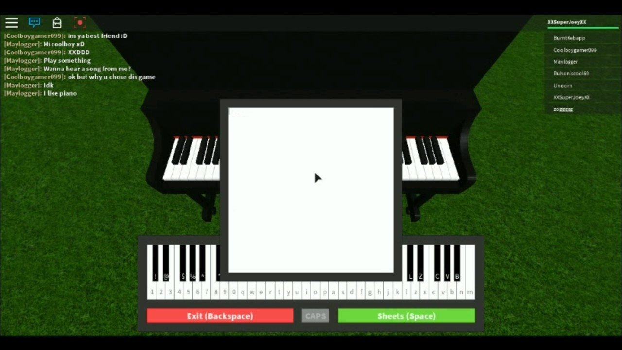 Roblox Piano Sheets Shooting Stars