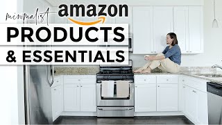 20 Amazon Favorites \& Essentials I CAN'T LIVE WITHOUT (as a Minimalist) | saving money + minimalism