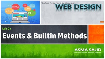 Web Design 17 Lab on JavaScript Methods and Objects