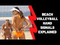 Beach Volleyball Hand Signals Explained