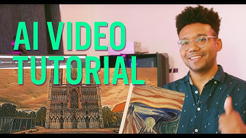 AI Art Tutorial 1 - Style Transfers Turn Footage Into Paintings - #NeuralAnimation