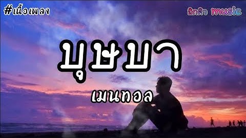 บุษบา - เมนทอล [เนื้อเพลง]