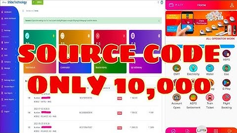 RECHARGE,BBPS ADMIN SOFTWARE WITH SOURCE CODE ONLY 10,000
