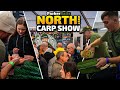 Behind the scenes on the parkerbaits stand at the north west carp show at haydock park