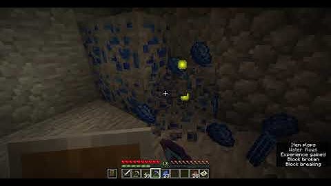Satisfying lapis lazulli ore mining with a fortune III pickaxe