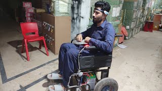 Joystick and Mind Controlled Wheelchair makes movement easy for paralyzed patients