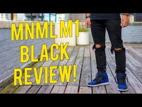 mnml denim m1 black