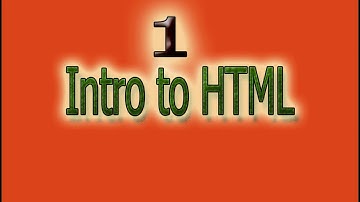 Introduction To Html5 Lecture 1 Urdu \Hindi Tutorials