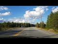 Driving in Finland, Kuusamo - Posio  August 18, 2018