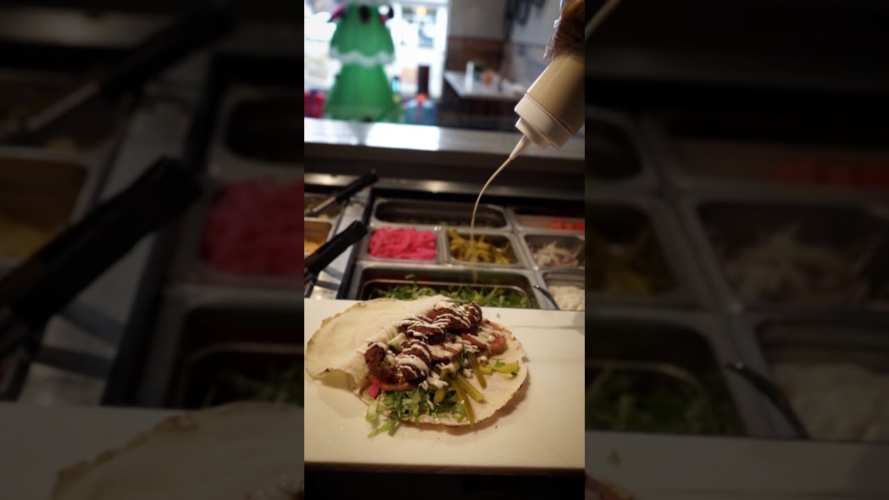 Falafel Wrap - Handheld B Roll