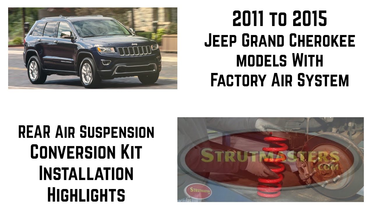 WK2 Grand Cherokee Quadralift lift kit: Jeep Air-Ride lift kit, WK2  Trailhawk lift kit, 2011-2021