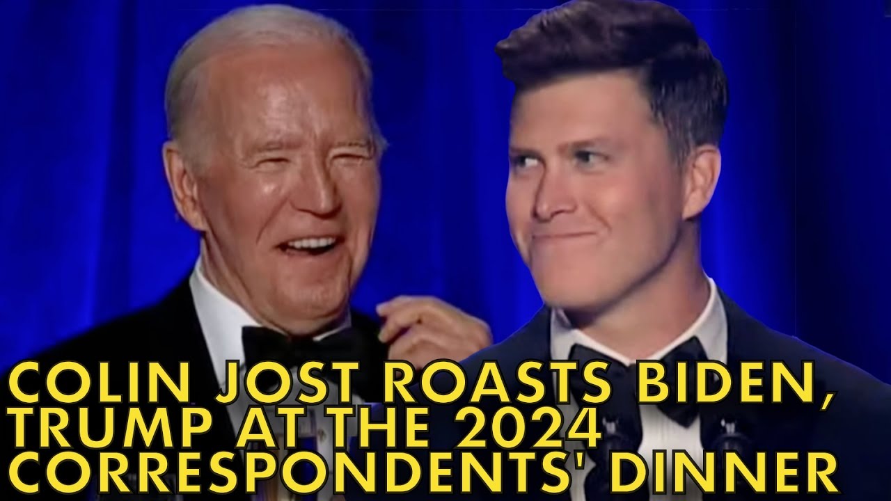 Colin Jost Roasts Biden And Trump At The 2024 White House