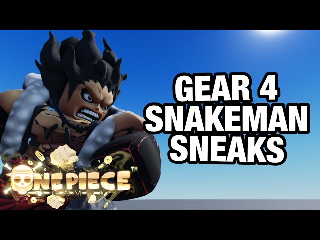 Gear 4 Snakeman Full Showcase in A One Piece Game 