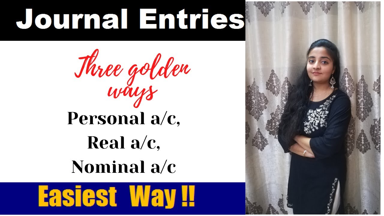 Journal entries Golden rules YouTube