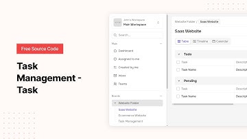 Task Management React JS & Tailwind CSS - Task