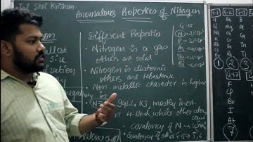 ANOMALOUS PROPERTIES OF NITROGEN | p block elements | Bharat Panchal