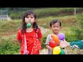 BERMAIN ISI AIR BALLON WARNA 🎈 - Finger Song Collor | Ali vlog