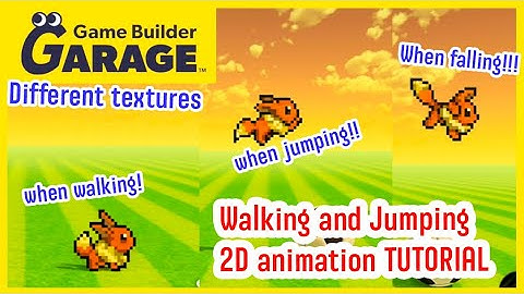 04 Jumping and Walking animation with different textures | Game Builder Garage Tutorial 101
