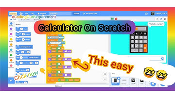 Calculator On Scratch || How To Make A Basic Calculator On Scratch ||