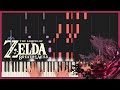 Hyrule castle  the legend of zelda breath of the wild  piano cover  sheet music