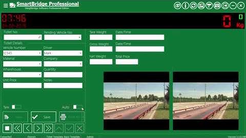 weighbridge software with camera - The cameras settings in SmartBridge truck scale software
