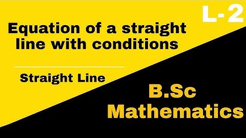 How to find Equation of a straight line with conditions|3d Geometry|L-2||Aasan Mathematics Siksha
