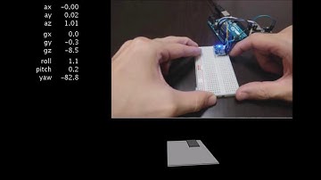 ArduinoとMPU6050（6軸センサー）で姿勢角を算出