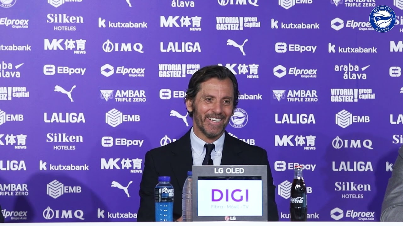 Presentación de Quique Sánchez Flores | Deportivo Alavés