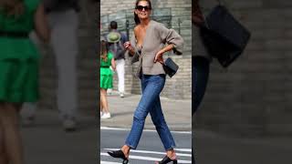 40歲以上穿著「緊身牛仔褲」一定要避免這4大錯誤，細數凱蒂荷姆斯＆維多莉亞貝克漢的優雅穿搭示範 #流行 #時尚 #穿搭 #fashion