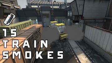 CSGO Learn 15 Train Smokes 128tick (ESEA/FACEIT)