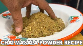 Chai Masala Powder Recipe | चाय मसाला पाउडर रेसिपी | Homemade Chai Ka Masala | Masala Tea Powder