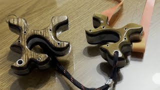 How to make slingshot with wood, Incredible strength and power.- Diy Hunting Slingshot