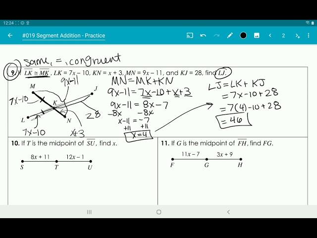 Ultimate Guide to Segment Addition Postulate: Practice Worksheet 3 sddefault