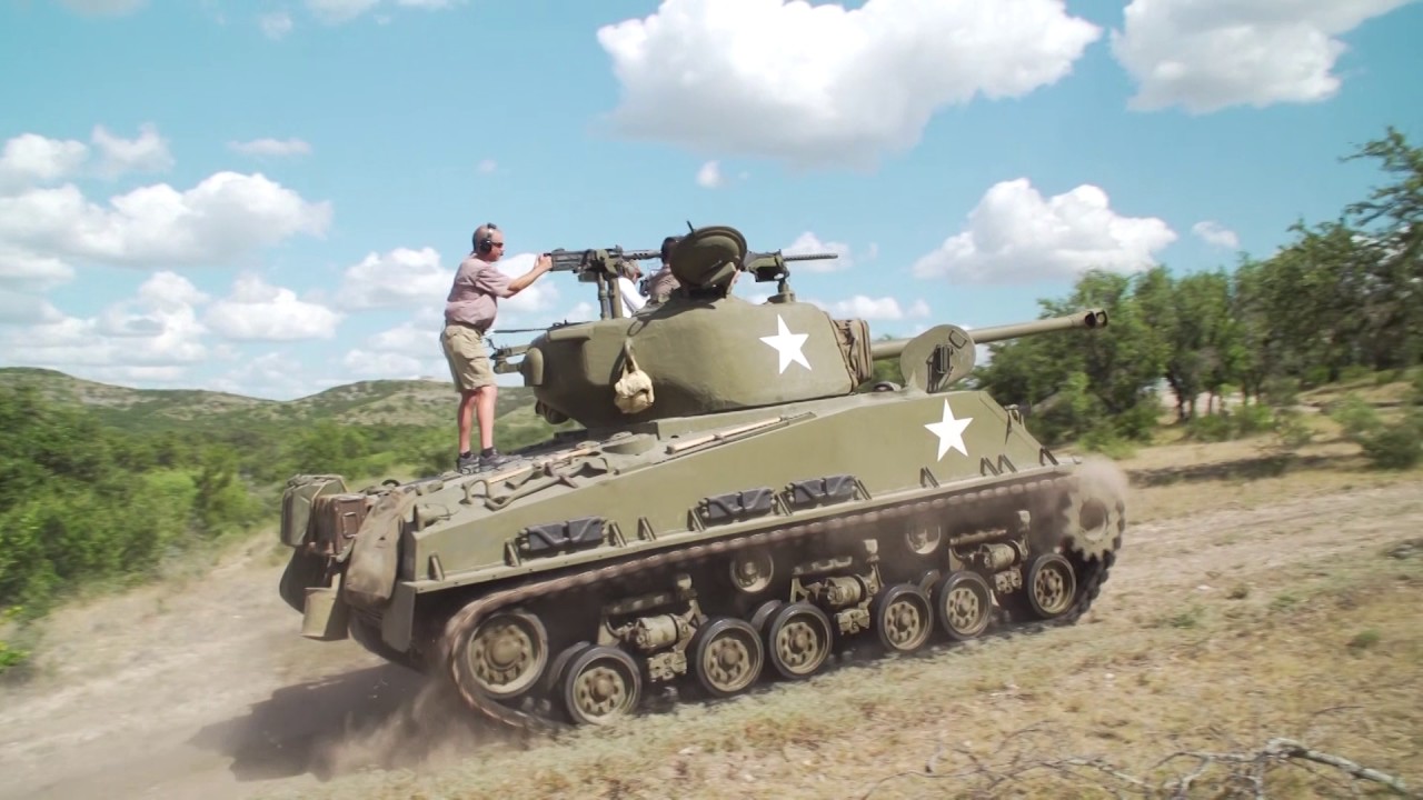 Firing from a Sherman Tank: GunVenture|S1 E12 P4 self defense flashlight