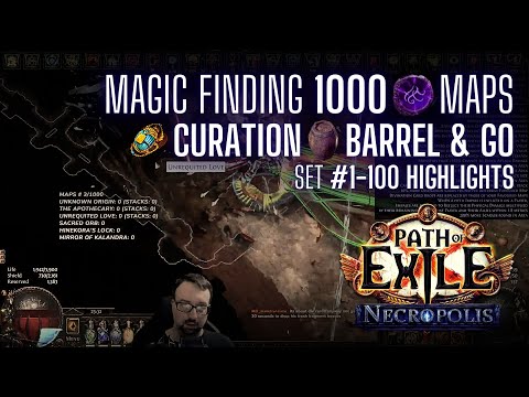 [PoE 3.24] 1000 MAPS # 1-100 - Curation Barrels on Fortress (cumulative 1 divines per hour)