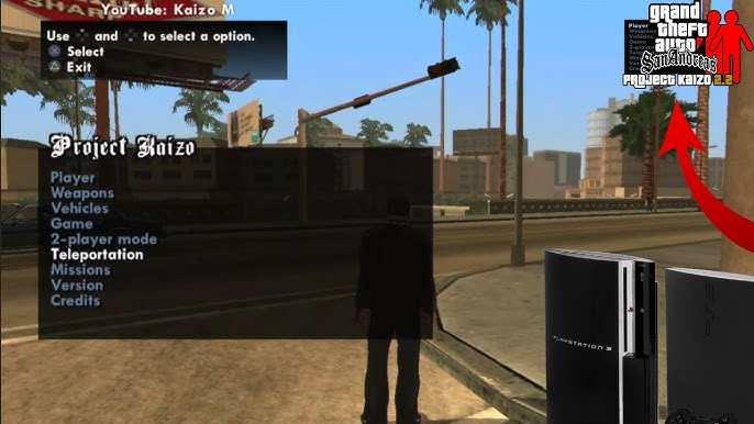 Meu PS2 Nostalgia: GTA San Andreas-Project Kaizo 2.2 PT-BR ISO PS2