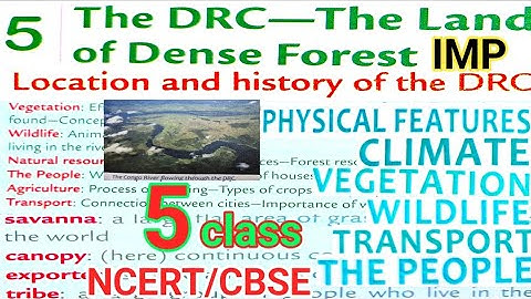 the drc the land of dence forest class 5,democratic republic of congo geogra,history of congo forest