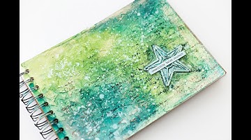 beginner Step by step Art journal page process