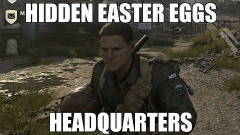 Call Of Duty WW2 - HIDDEN GRIDIRON BALLS Locations in Headquarters! (COD WW2 HQ Easter Eggs)