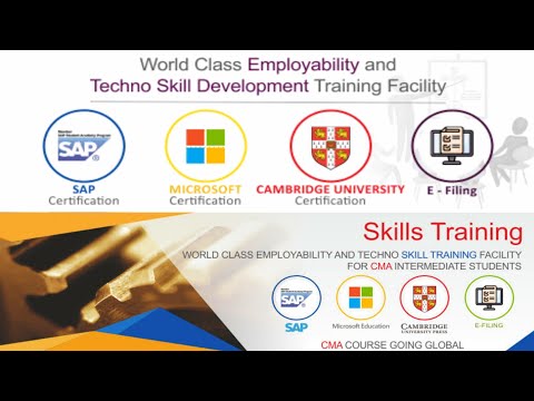 ICMAI ANSWER OF COMMON QUESTIONS OF CMA STUDENTS FOR SAP SKILL TRAINING ||