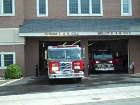 Engine 63 Responding to Alarm PCFD Port Chester Fire