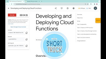 Developing and Deploying Cloud Functions || #qwiklabs || #coursera  ||  [With Explanation🗣️]