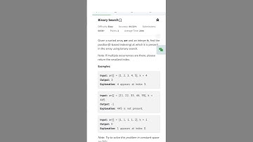 Binary search algorithm #dsa #c++ #coding