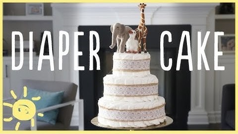 DIY | MODERN DIAPER CAKE | Oh Joy Digital Baby Shower!