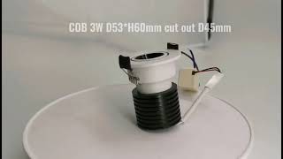 COB mini spotlight 3W 5W